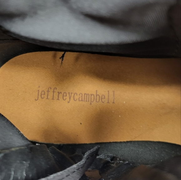 Jeffrey Campbell Monsoon Over the Knee Platform Rain Boot Size 11 - Picture 12 of 15